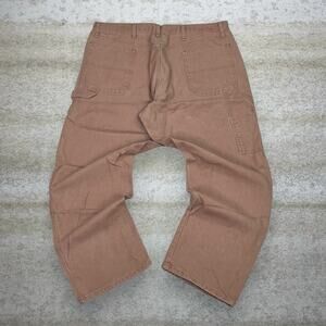 Vintage Y2K Carpenter Pants 40x30 Desert Tan  Baggy Wide Leg Canvas Cotton